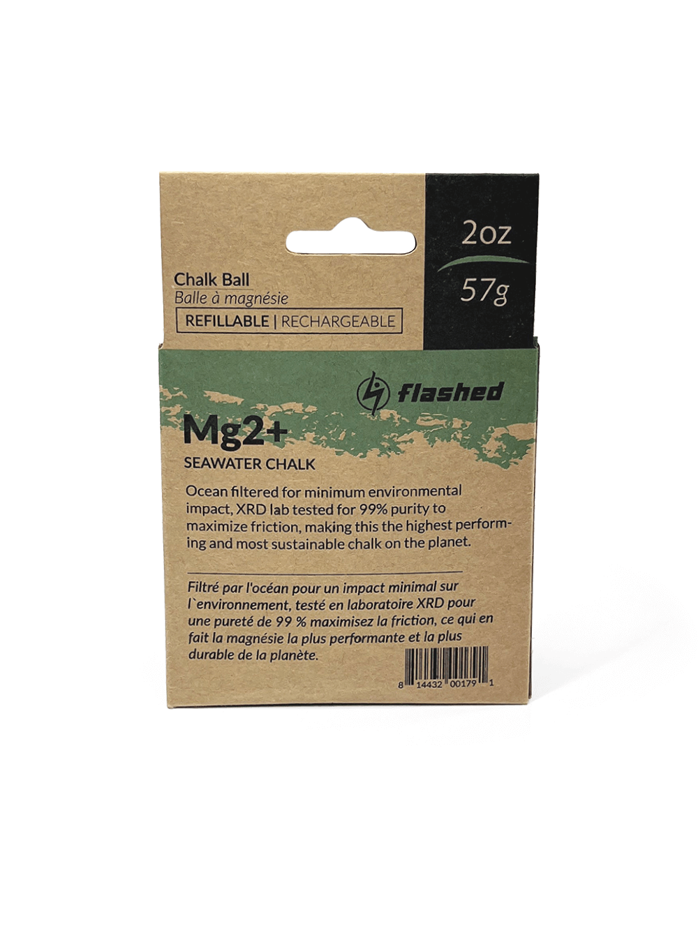 Magnésie Mg2+ en balle 2oz - Flashed